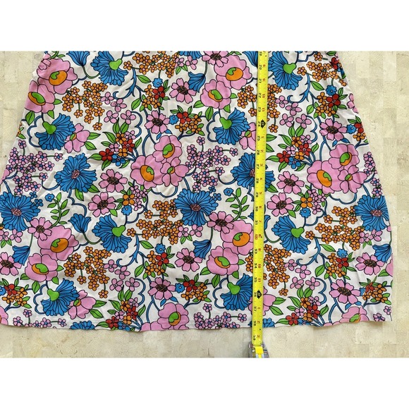 Joanie Retro Vintage Style Effie Dress Size 14 UK 18 Floral Pockets Mid Length - Picture 4 of 9